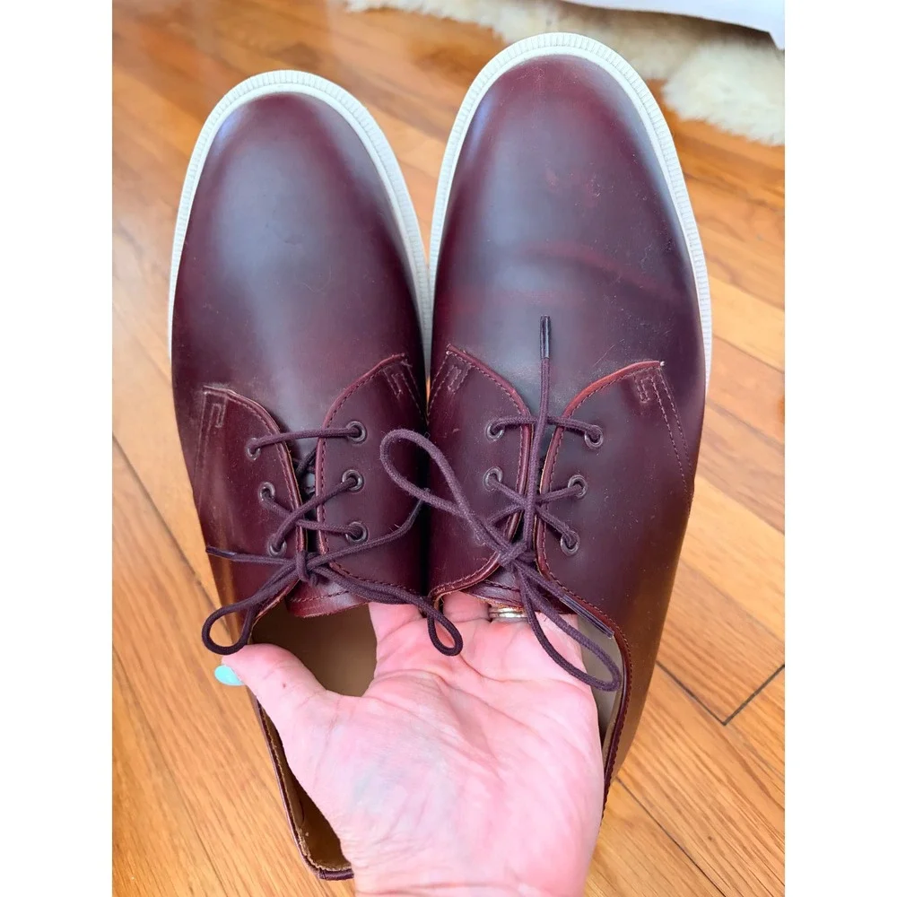 Dr. Martens Torriano Burgundy Leather Oxford Shoes Mens Size 11 AW004